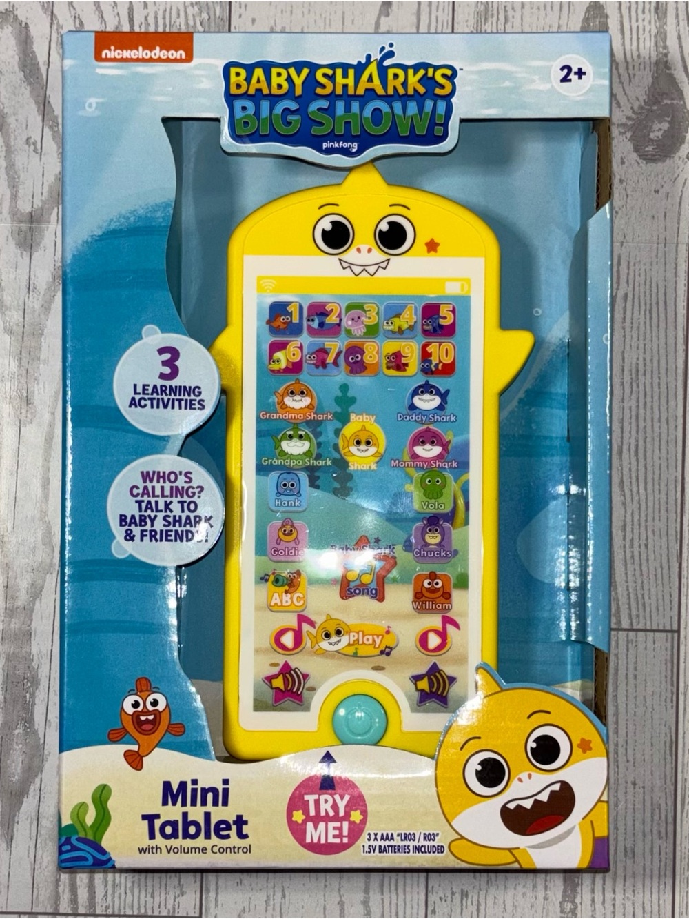 Baby Shark Mini Tablet Toy Pinkfong Nickelodeon Learning Toy NEW